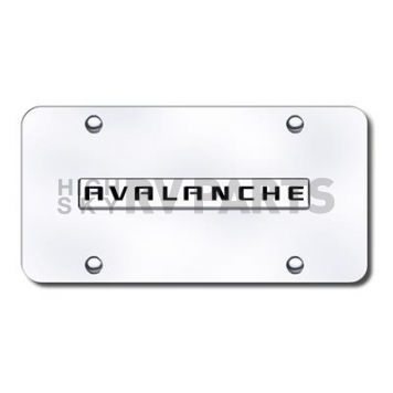 Automotive Gold License Plate - Avalanche Stainless Steel - AVLNCC