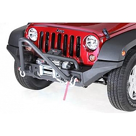 Rugged Ridge Bumper End Powder Coated Black Steel - 1154024