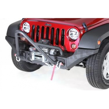 Rugged Ridge Bumper End Powder Coated Black Steel - 1154024