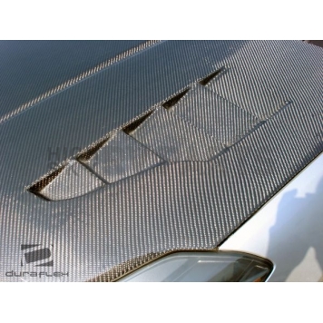 Extreme Dimensions Hood - Primered Fiberglass Black - 104135-1