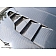Extreme Dimensions Hood - Primered Fiberglass Black - 104135