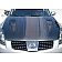 Extreme Dimensions Hood - Primered Fiberglass Black - 104135