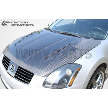 Extreme Dimensions Hood - Primered Fiberglass Black - 104135-4
