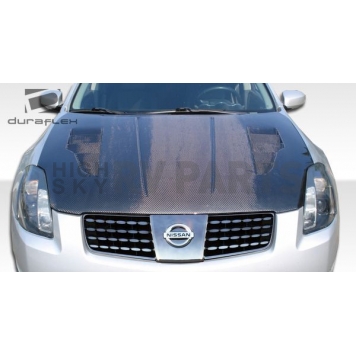 Extreme Dimensions Hood - Primered Fiberglass Black - 104135-5