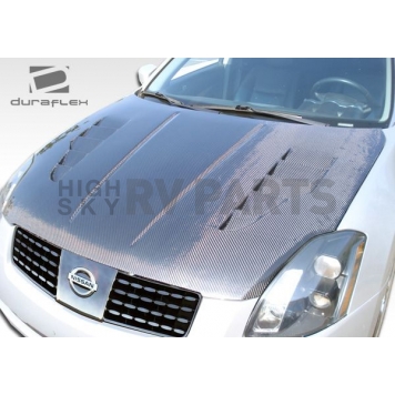 Extreme Dimensions Hood - Primered Fiberglass Black - 104135-7