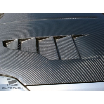 Extreme Dimensions Hood - Primered Fiberglass Black - 104135-8