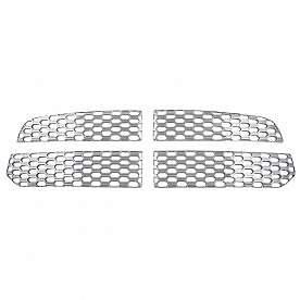 Coast To Coast Grille Insert - Chrome Plated ABS Plastic - GI119