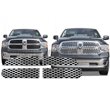 Coast To Coast Grille Insert - Chrome Plated ABS Plastic - GI119-1