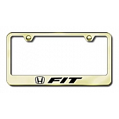 Automotive Gold License Plate Frame - Gold Stainless Steel - LFFITEG