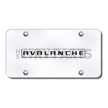 Automotive Gold License Plate - Avalanche Stainless Steel - AVLNGC