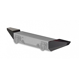 Rugged Ridge Bumper End Powder Coated Black Steel - 1154042
