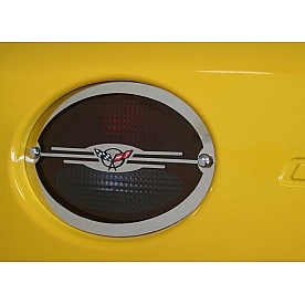 American Car Craft Tail Light Molding - Polished With Mirror Stainless Steel Silver - 3205450