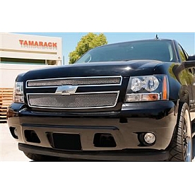 T-Rex Truck Products Grille Insert - Mesh Rectangular Triple Chrome Plated Stainless Steel - 44051