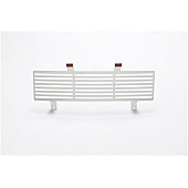 Putco Bumper Grille Insert Horizontal Bar Polished Silver Stainless Steel - 86165