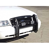 Go Rhino Safety Division Bumper Push Bar 3 Inch Powder Coated Black Steel - 5040