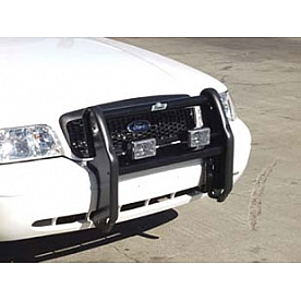 Go Rhino Safety Division Bumper Push Bar 3 Inch Powder Coated Black Steel - 5040