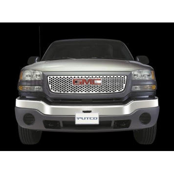 Putco Grille Insert - Polished Stainless Steel Rectangular - 84162