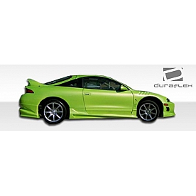 Extreme Dimensions Side Skirt - Matte Polyurethane Black Set of 2 - 104665