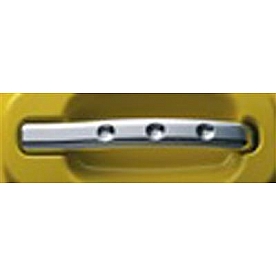 All Sales Tailgate Handle - Chrome Plated Aluminum Silver - 703DC