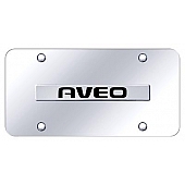 Automotive Gold License Plate - Aveo Stainless Steel - AVONCC