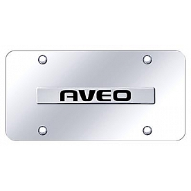 Automotive Gold License Plate - Aveo Stainless Steel - AVONCC