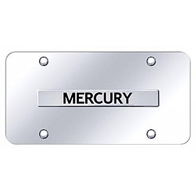 Automotive Gold License Plate - Mercury Stainless Steel - MRYNCC