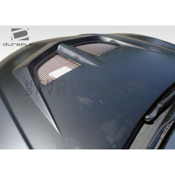 Extreme Dimensions Hood - Primered Fiberglass Black - 104158-4