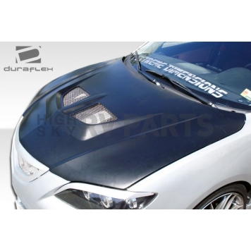 Extreme Dimensions Hood - Primered Fiberglass Black - 104158-6
