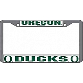 POWERDECAL License Plate Frame - Oregon Ducks Logo Zinc - FC510103