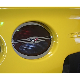 American Car Craft Tail Light Molding - Polished With Mirror Stainless Steel Silver - 032054C5