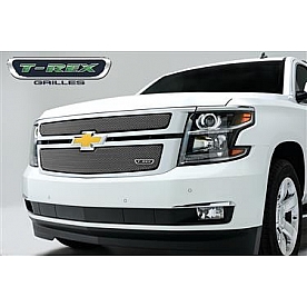 T-Rex Truck Products Grille Insert - Mesh Rectangular Triple Chrome Plated Stainless Steel - 44055