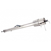 Flaming River Steering Column Bell Style 33 Inch Silver Stainless Steel - FR21011