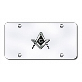 Automotive Gold License Plate - Mason Logo Stainless Steel - MSNCC