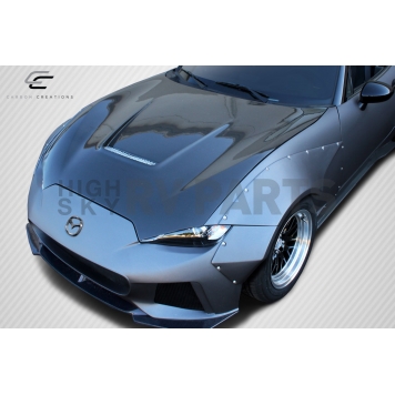 Extreme Dimensions Hood - Gloss Carbon Fiber Black - 113047-1