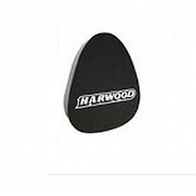 Harwood Fiberglass Hood Scoop - Plastic Black - 1997