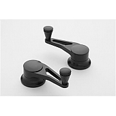 Lokar Performance Window Crank Handle - Aluminum Black Set Of 2 - XIDH2018