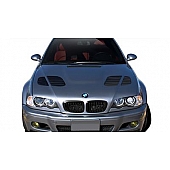 Extreme Dimensions Hood - Primered Fiberglass Gray - 109678