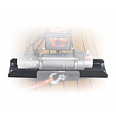 Warn Winch Mount - Flatbed Winch Mounting Plate Steel - 13942