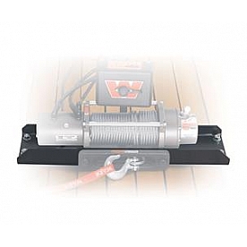 Warn Winch Mount - Flatbed Winch Mounting Plate Steel - 13942