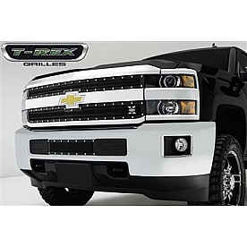 T-Rex Truck Products Grille Insert - Mesh Rectangular Black Powder Coated Steel - 6711221