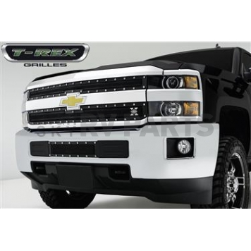 T-Rex Truck Products Grille Insert - Mesh Rectangular Black Powder Coated Steel - 6711221
