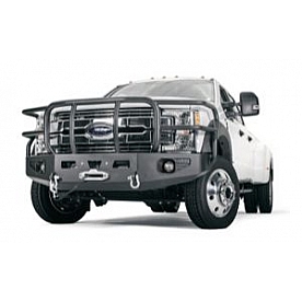 Warn Bumper Heavy Duty 1-Piece Design Steel Black - 99396