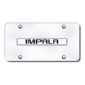 Automotive Gold License Plate - Impala Stainless Steel - IMPNCC