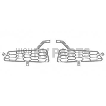 Putco Bumper Grille Insert Honeycomb Polished Silver Stainless Steel - 86168