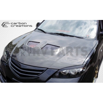 Extreme Dimensions Hood - Gloss Carbon Fiber Black - 104159-6