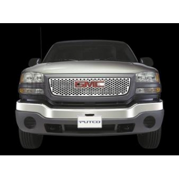 Putco Grille Insert - Polished Stainless Steel Rectangular - 84167