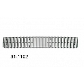 Paramount Automotive Grille Insert - Polished Aluminum 8 Millimeter Vertical Style - 311102