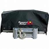 Rugged Ridge Winch Cover - Vinyl Black - 1510202