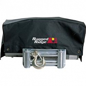 Rugged Ridge Winch Cover - Vinyl Black - 1510202