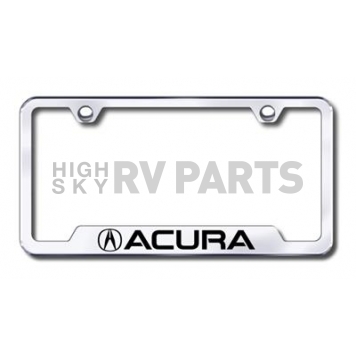 Automotive Gold License Plate Frame - Black Stainless Steel - GFACUCB